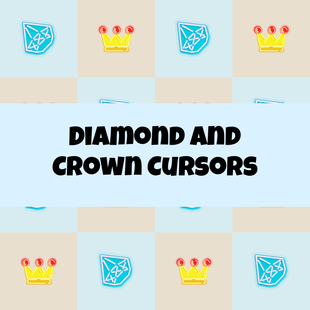 Preview Diamond and crown cursors custom cursor pack